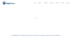 Desktop Screenshot of carpedatuminc.com